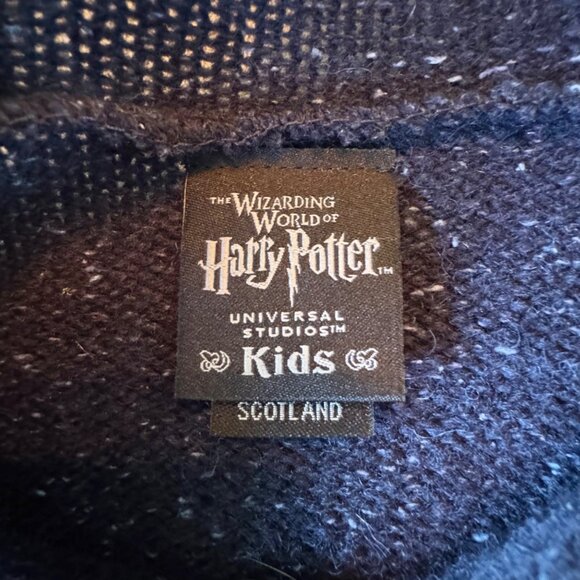 H For HARRY POTTER Wool Sweater Kids XS 5-6 Wizarding World Costume Knit Jumper - Picture 5 of 11